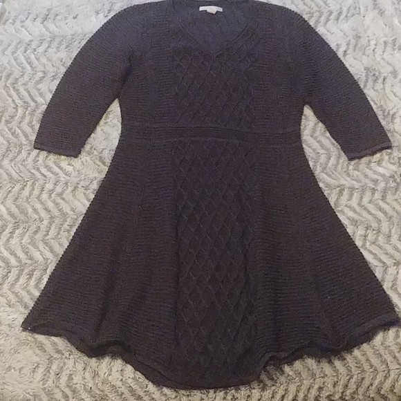 Dana Buchman black knit dress size M - Picture 2 of 3